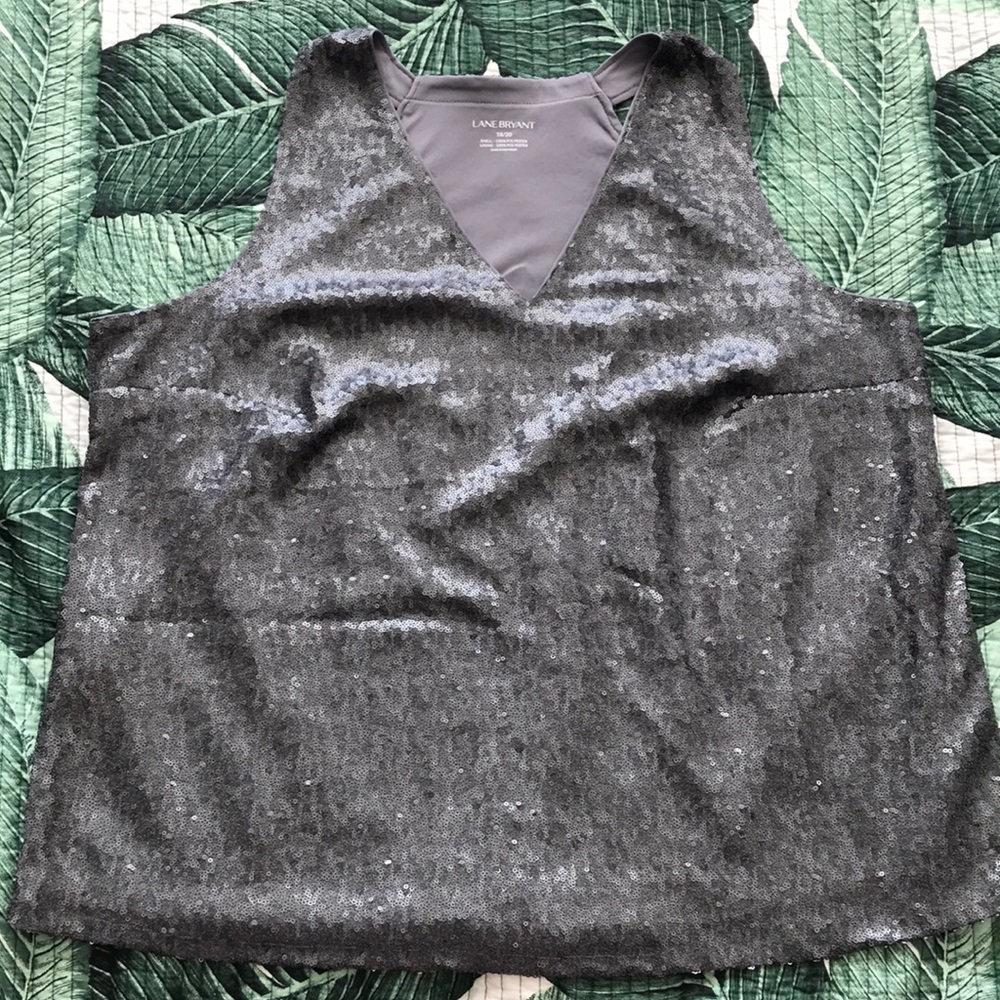 Sequin tank top